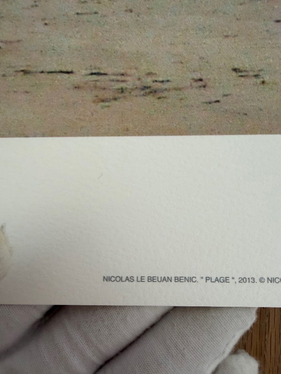 Image 1 of Nicolas Le Beuan Benic, Plage, 2013, copyright Nicolas Le Beuan Benic, 2014 groot formaat