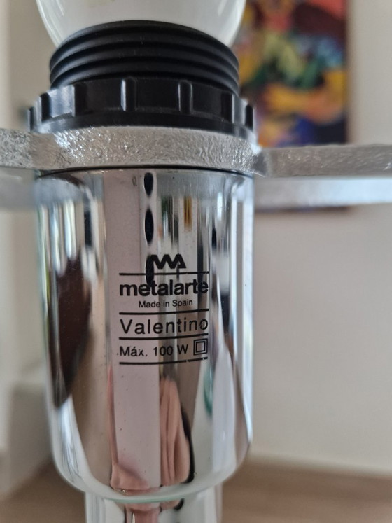 Lampe de table Metalarte Valentino - Vintage années 1976-1980 – Chrome, Glass (photo 2 of 7)