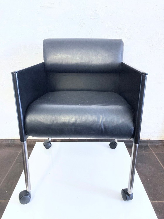 Image 1 of Rosenthal Folio fauteuil op wielen, ontwerp van Cini Boeri, jaren 80.