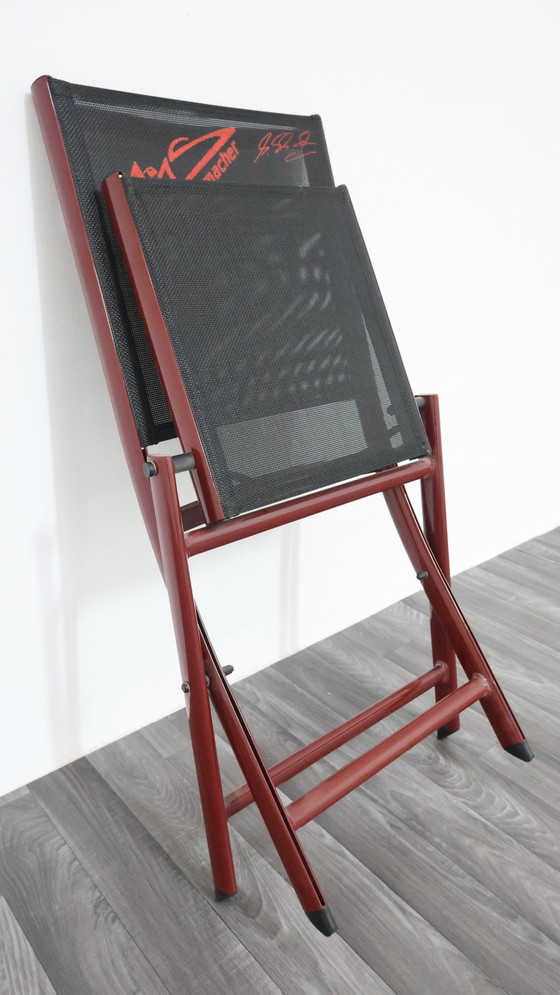 Image 1 of michael schumacher Coppia Di Sedie Richiudibili Merchandising Ufficiale 2000