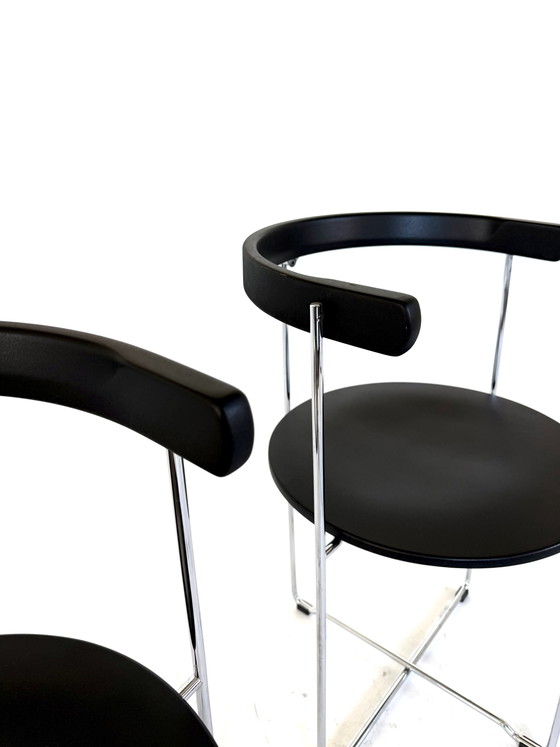 Image 1 of 2x vintage design folding chair, Kusch & Co ‘80