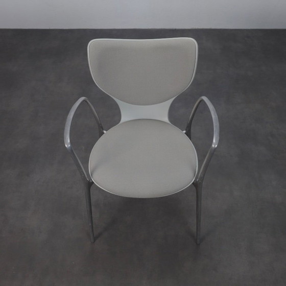 Image 1 of Set van 6 Gorka eetkamerstoelen van Jorge Pensi voor Akaba, Spanje, jaren 90.
