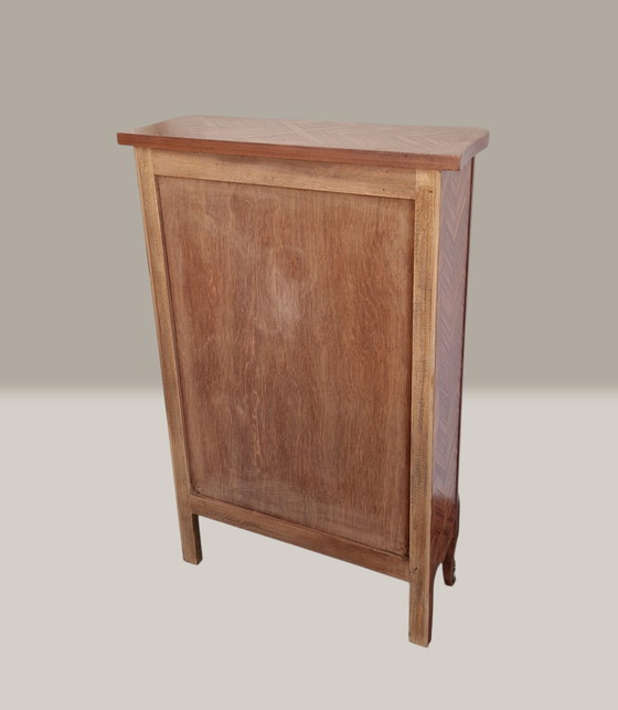 Image 1 of Bibus en marquetería de palisandro, estilo Transición - Mediados del siglo XX