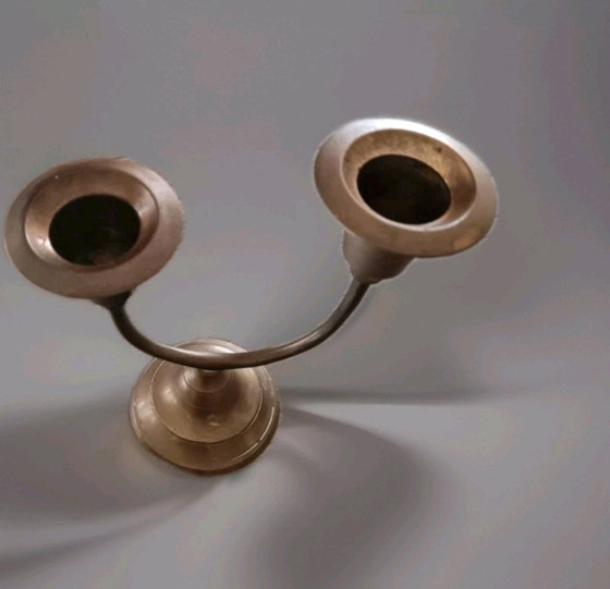 Image 1 of Messingkandelaber aus den 1950er Jahren