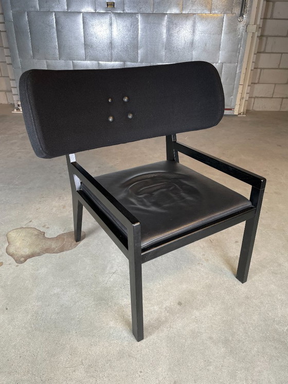 Swedese Cartoon Chair, Stine Gam En Enrico Fratesi (Voorraad: 2) – Fauteuils, Leather, Textile (photo 7 of 10)