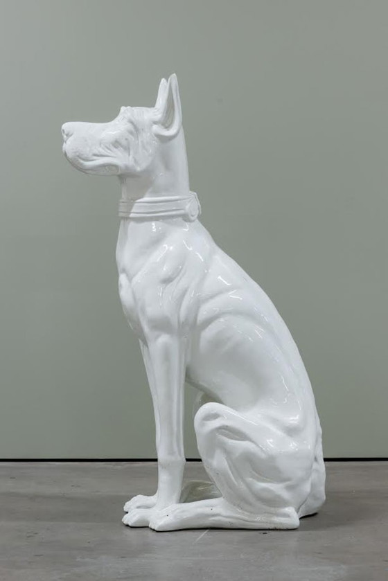 Image 1 of Life-size Great Dane ceramic