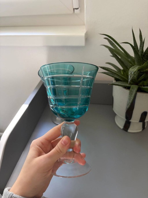 POLSPOTTEN Cuttings Bicchieri da Vino Set da 6 un colore – glazen karaffen, Glass (photo 2 of 5)
