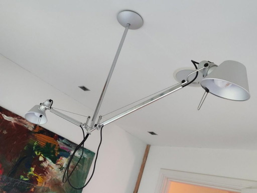 Artemide Tolomeo 2-Armbracci Design Hanglamp – Iconisch Italiaans Design – hanglampen, Aluminium (photo 2 of 5)