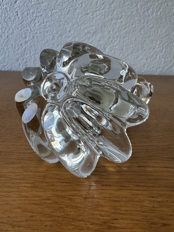 Image 1 of 60's Bloem Kristallen Kaarshouder