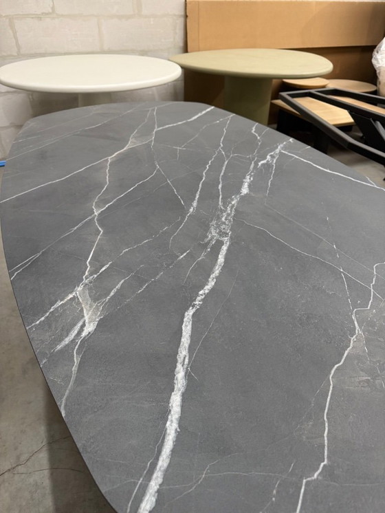 Image 1 of Danish oval ceramic table