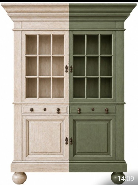 Credenza con vetrina in rovere – Credenze con vetrina, Vetro, Legno (photo 5 of 5)