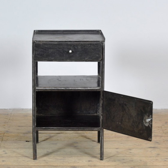Iron bedside table, 1910s – Nightstands, Vintage (photo 4 of 11)