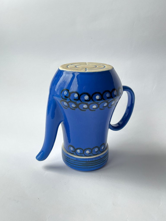 Image 1 of 70s Polish Ceramic Teapot Coffee Pot