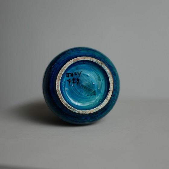 Aldo Londi “Rimini Blu” Ceramic Vase for Bitossi, Italy, 1960s – Bitossi Ceramiche (photo 7 of 7)