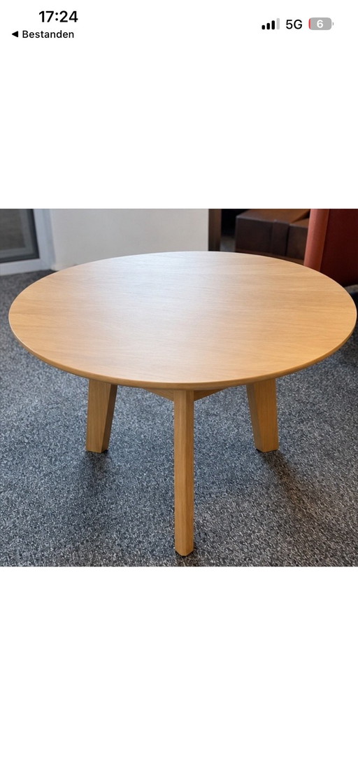 HAY design round coffee table – light wood