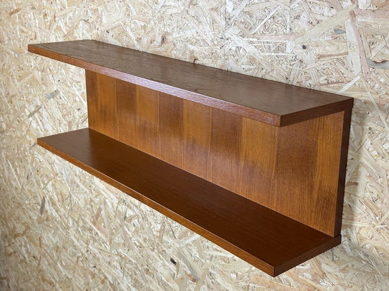 Image 1 of 60s 70s Teak wandplank Teak wandplank Deens design Denemarken