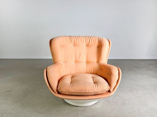 Original Michel Cadestin Karaté Lounge Fauteuil Airbone fibre de verre
