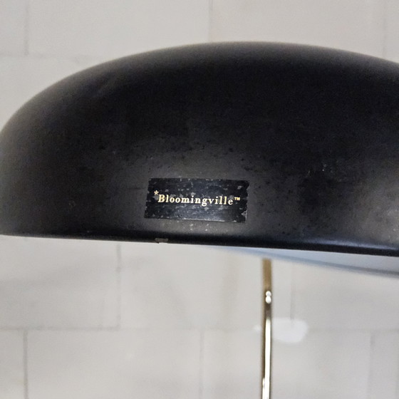 Image 1 of Design brass/black floor lamp Roseanna Bloomingville (swan neck) adjustable head