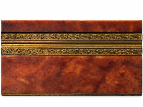 1960s Onyx Jewelry Box – Decorative Objects, Brass, Stone (photo 2 of 5)
