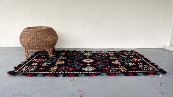 Image 1 of Reiner Wollteppich, 1960er/70er Jahre