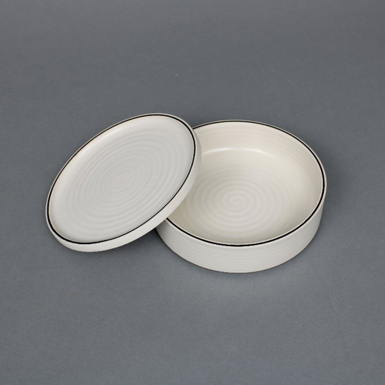 Image 1 of Ambrogio Pozzi (1931-2012) - Alto Basso - Ceramica Franco Pozzi, Italia - años 70 - juego de dos cajas con tapa