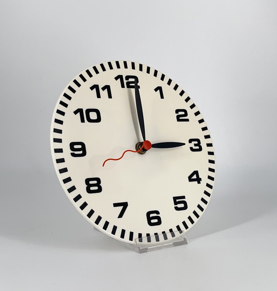 Image 1 of Vintage, rétro, Ikea "Kompis" Horloge murale style Memphis