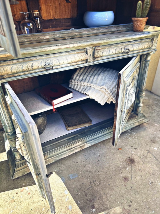 Antieke Buffetkasten met Toscaanse patina – Hout (photo 10 of 15)