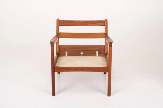 Poltrone di Ole Wanscher per France & Son, anni '60, set di 2 – Wool, Cotton, Scandinavian (photo 12 of 14)