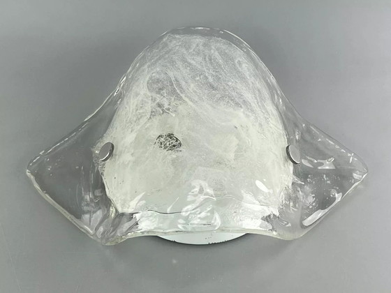Image 1 of Lampada da parete anni '60 e '70 Kalmar Franken Carlo Nason Ice Glass anni '60