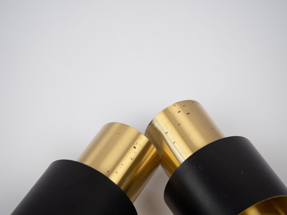 Image 1 of Pair of 2 Vintage Pendant Lamps Etna by Jo Hammerborg, Fog og Morup, 1960s