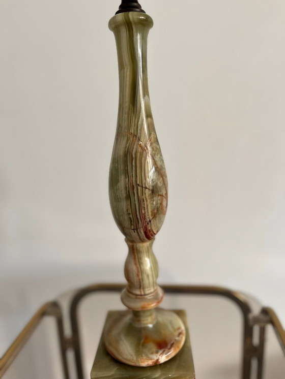 Image 1 of Vintage onyx (marmeren) lamp
