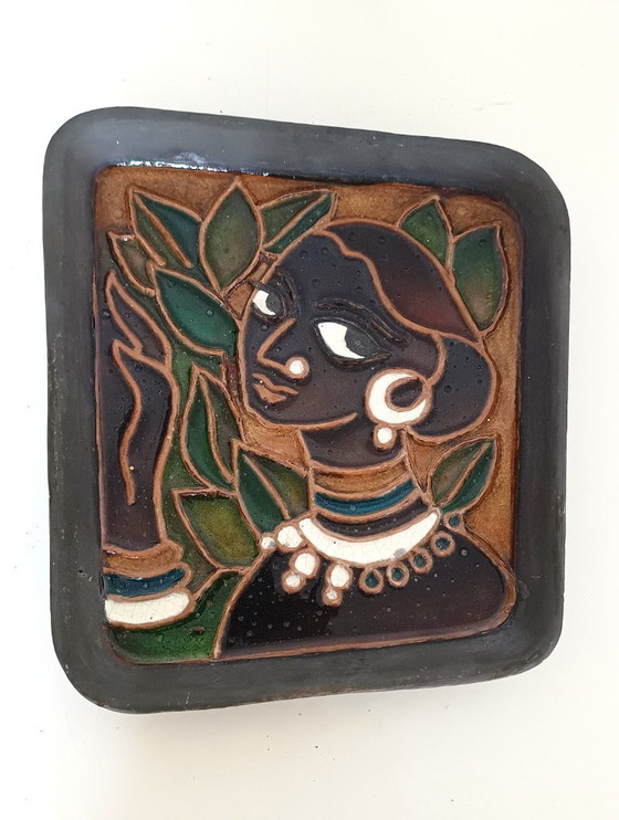 Image 1 of Décoration murale en céramique Udayvilla des années 1950