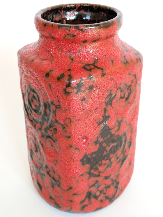 Image 1 of Vintage 1960s Scheurich 282-20 Vase | West German Pottery