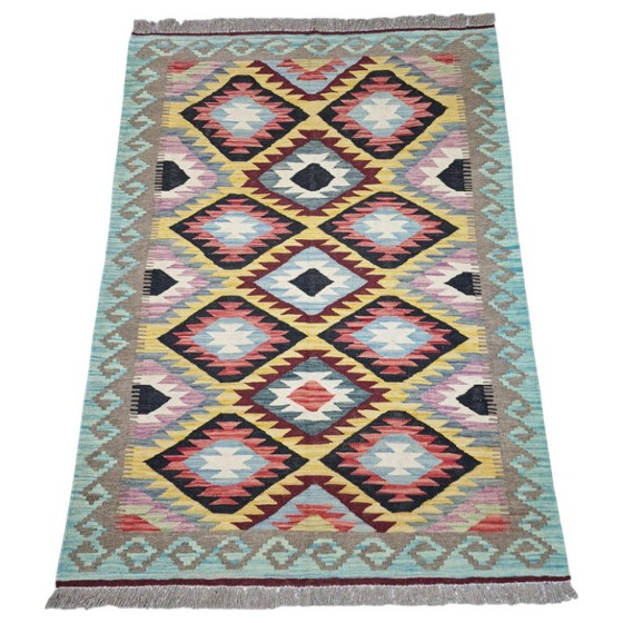 Kilim Maimana de lana – Tejido a mano – Estilo tradicional afgano – 178 x 127 cm – Alfombras, Wool (photo 2 of 5)