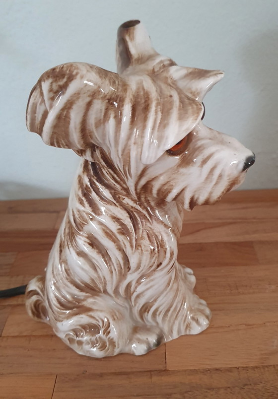 Immaculate Set of 2 Vintage Porcelain Dog Tealights (1950s) – Table lamps (photo 12 of 15)