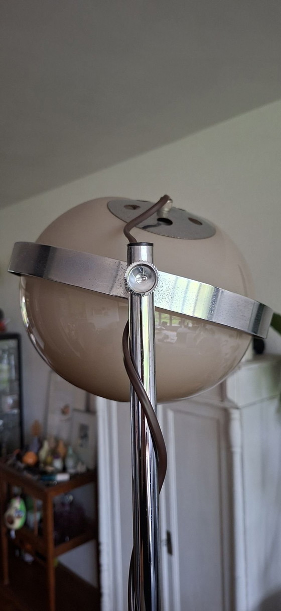 Lampada da terra Vintage Dijkstra | Space Age 'Mushroom' | Anni '70, Lampade da terra, Metallo, Plastica (foto 14 di 14)