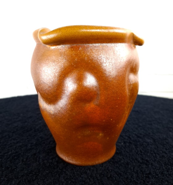 Image 1 of Vintage Art deco Fons Decker Fonzie vase Gouda Holland