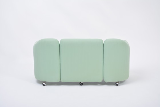 Image 1 of Italian Mid-Century Modern Two-Seater Sofa by Eugenio Gerli for Tecno, 1966