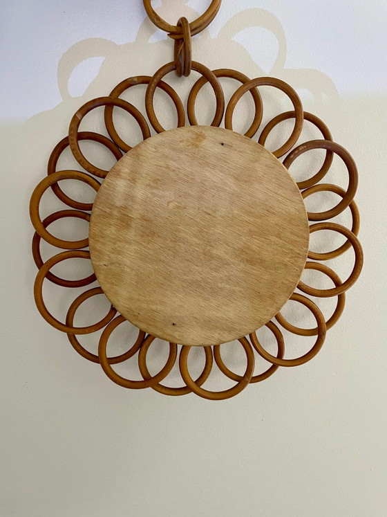 Rotan Bloemen Spiegel – Rattan (photo 2 of 3)