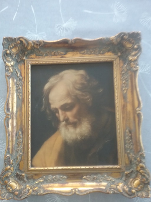Gemälde mit einer Darstellung des Heiligen Josef, gemalt von Guido Reni, Italien