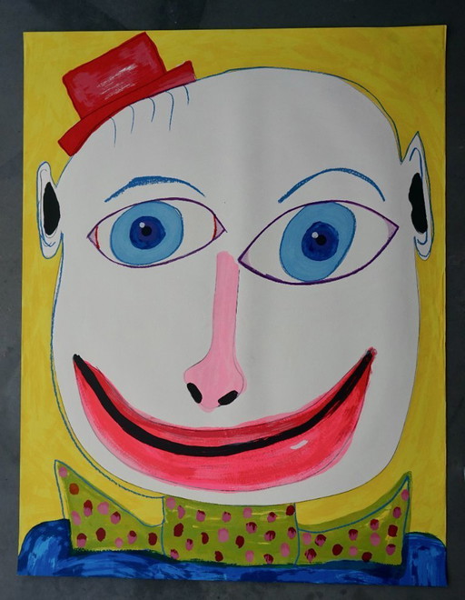 Frederick James Brown 'Joey' 1990, grande serigrafia firmata