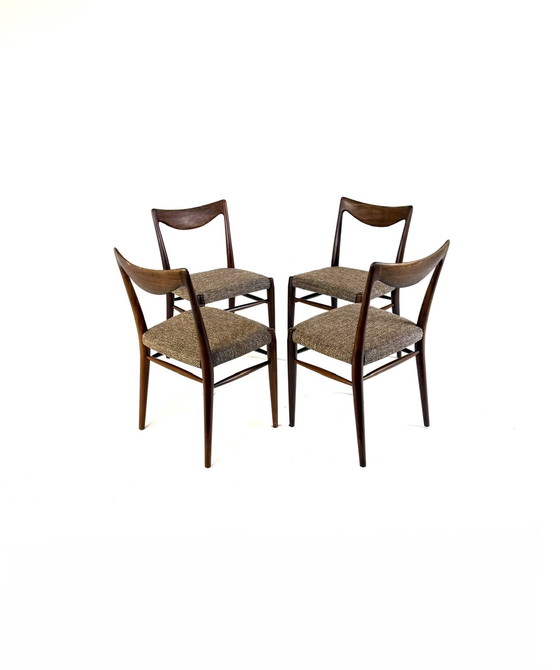 Image 1 of 4 sedie da pranzo restaurate, Rastad & Relling '60