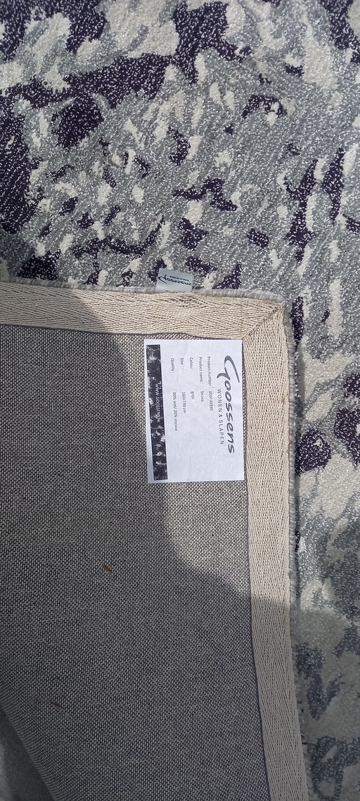Wool floor rug.