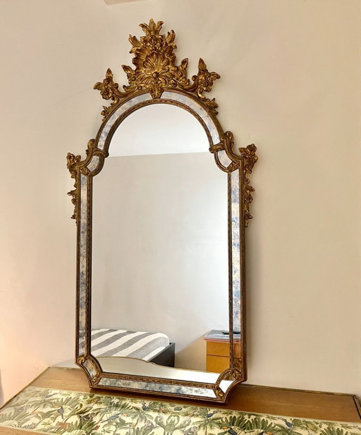 Espejo con cresta DeKnudt 118x64cm