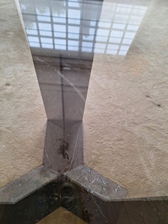 Retro Marble Dining Table Cattelan Italia 1980, Early Diapason Series (photo 16 of 16)