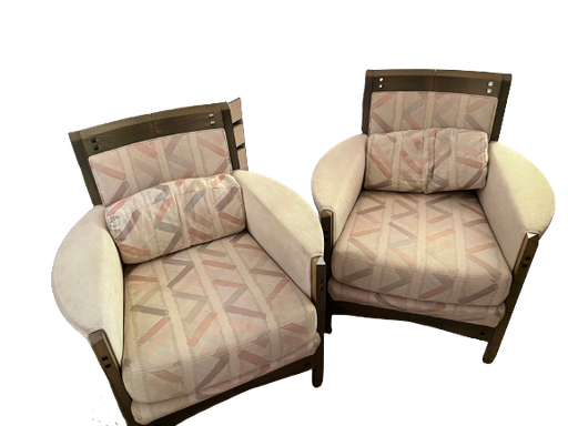 2x Giorgetti New Gallery Fauteuils bas
