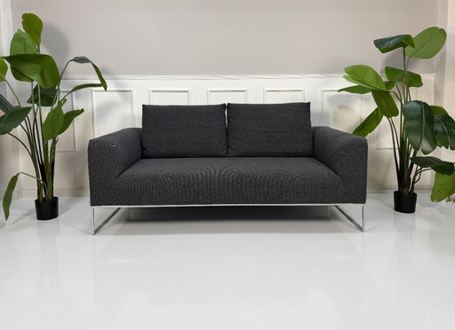 COR Mell Designer Sofa Couch Grau Stoff