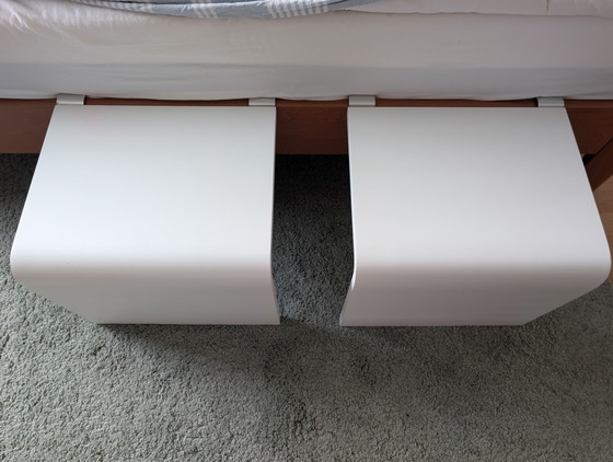 Auping Auronde Anstecktische / Nachttische Weiß 34.5 Cm Hoch – Metal, Wood (photo 2 of 8)