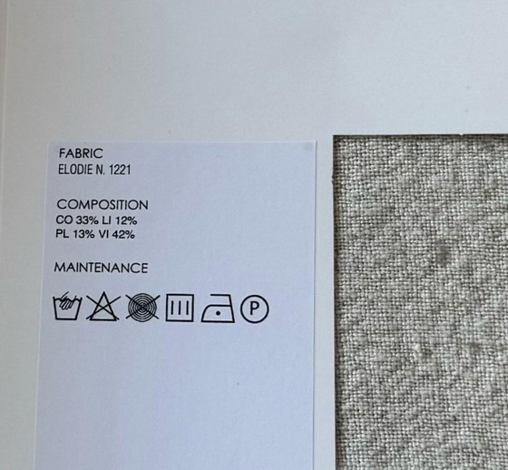 Image 1 of Flexform Crono Armchair Fabric - Extra Elodie 1221 Ashwood