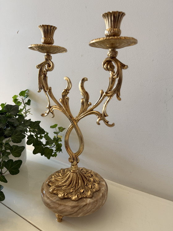 Image 1 of Bougeoir de style Hollywood Regency